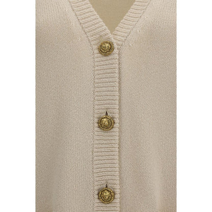Beige Cotton Cardigan