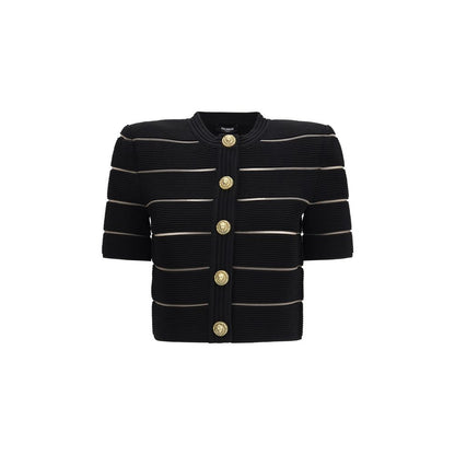 Black Viscose Cardigan