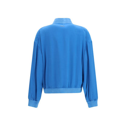 Blue Silk Bomber
