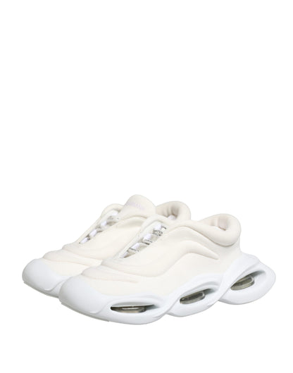 White Slip On Wave LowTop Sneakers Shoes