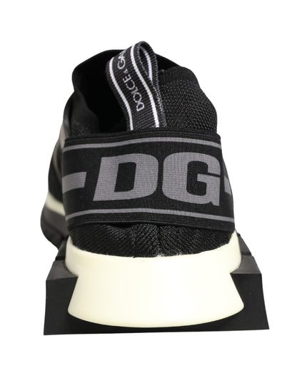 Black Mesh Sorrento Trekking Sneakers Shoes