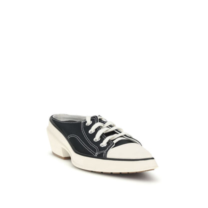Black Fabric Sneakers