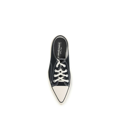 Black Fabric Sneakers