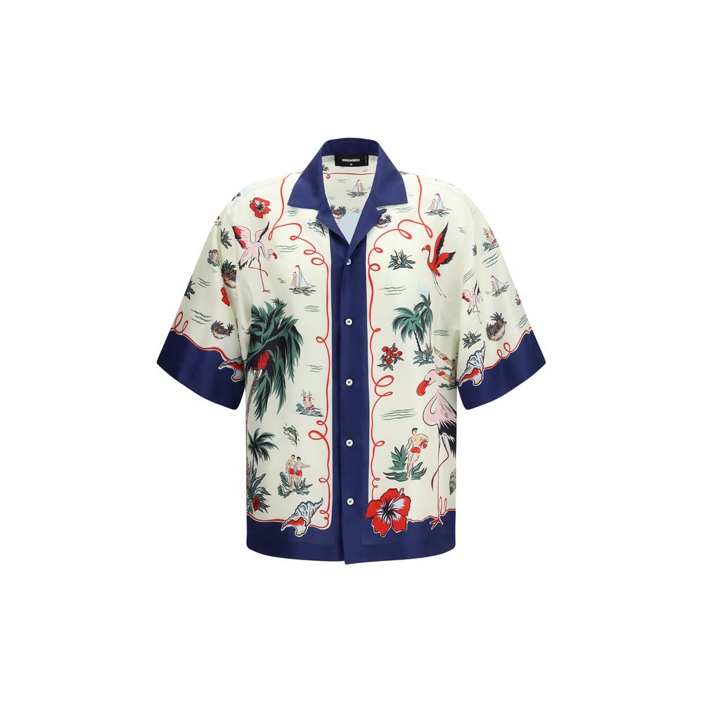 Multicolor Silk Pattern Shirt