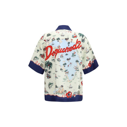 Multicolor Silk Pattern Shirt