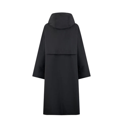 Black Polyester Coat
