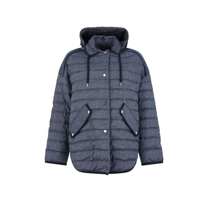 Blue Cotton Jackets And Coat