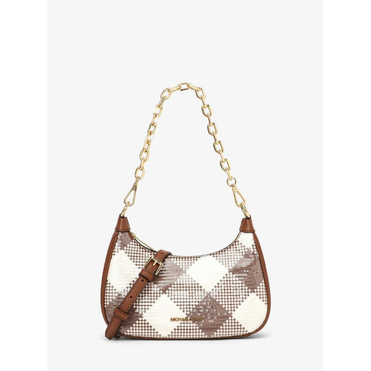 Brown Canvas Shoulder Bag