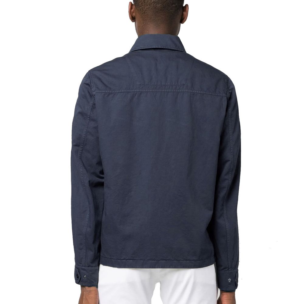 Blue Cotton Coat