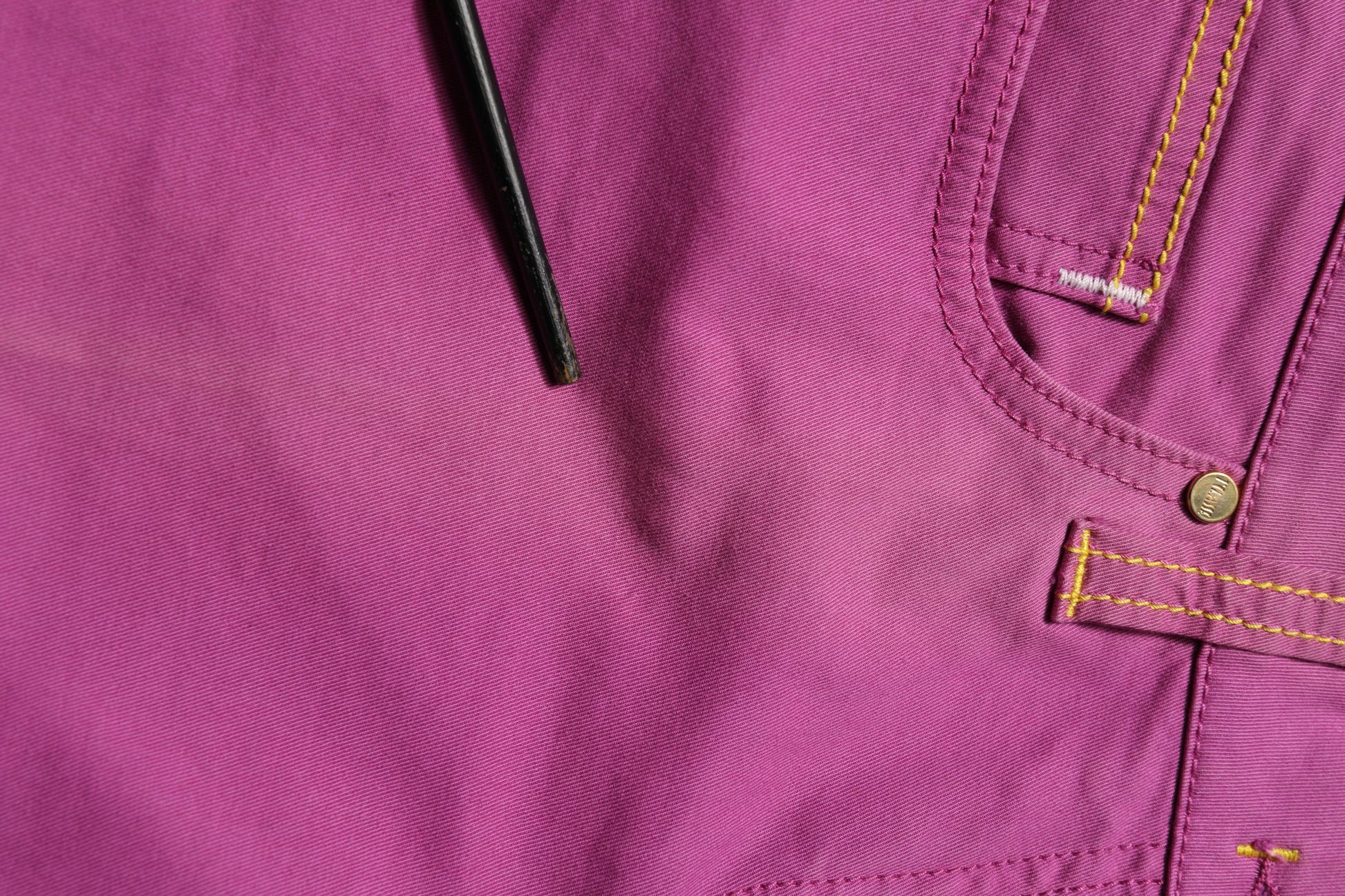 Purple Cotton Slim Fit Denim Trouser Jeans