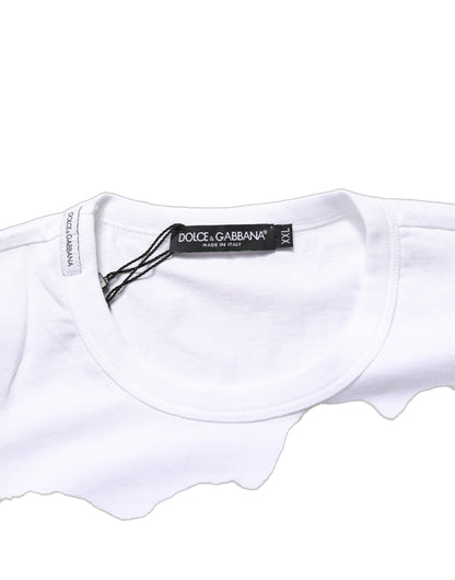 White D&G PRINCE I WAS THERE Crew Neck T-shirt