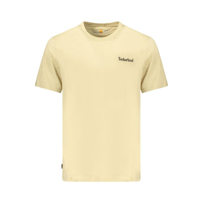 Beige Cotton Men's T-Shirt