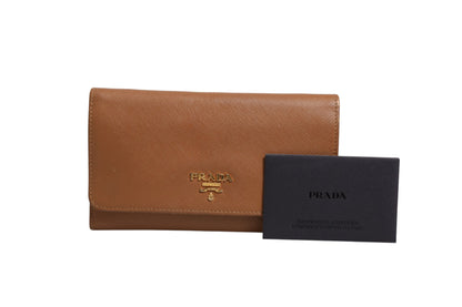 Brown and Gold Wallet Strap