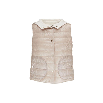 White Polyamide Waistcoat