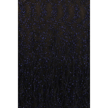 Blue Polyamide Cocktail Dress