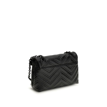 Black Napa Leather / Calf Bos Taurus Handbag