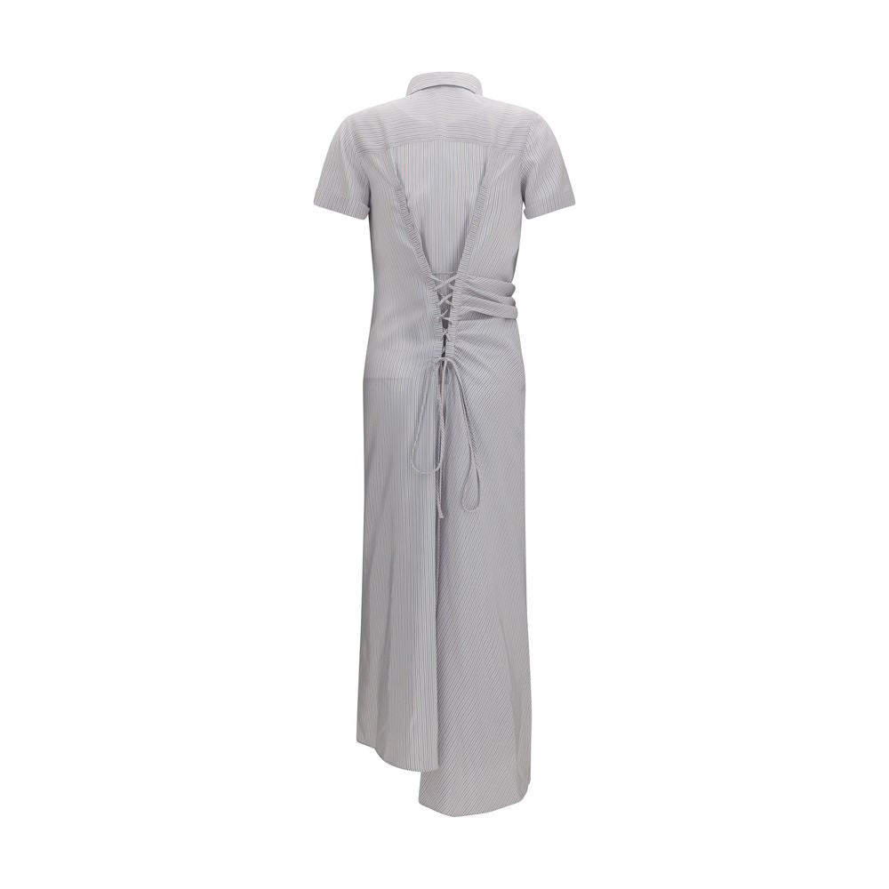 Multicolor Silk Casual Dress