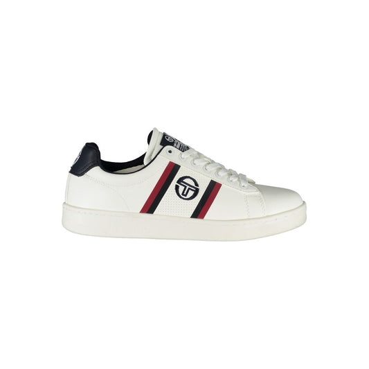 White Polyurethane Men's Sneaker