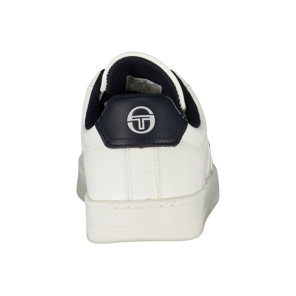 White Polyurethane Men's Sneaker