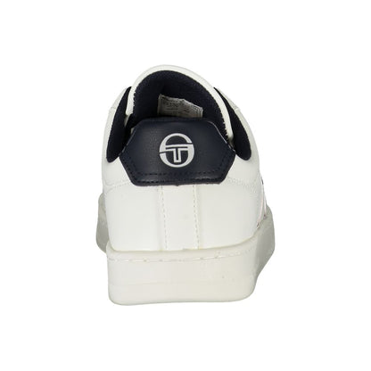 White Polyurethane Men's Sneaker