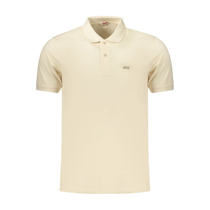 Beige Cotton Men's Polo