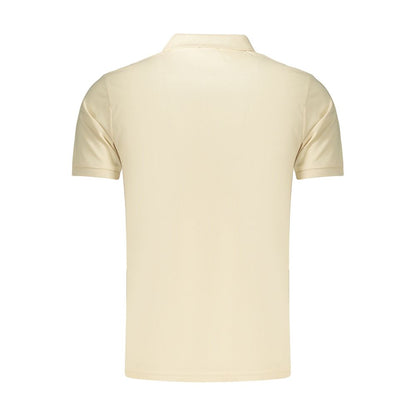 Beige Cotton Men's Polo