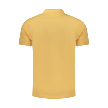 Orange Cotton Men's Polo Shirt
