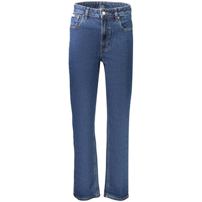 Blue Cotton Women's Jeans