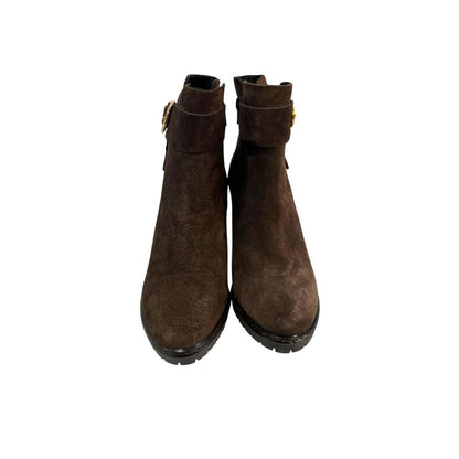 Brown Leather Women Boot