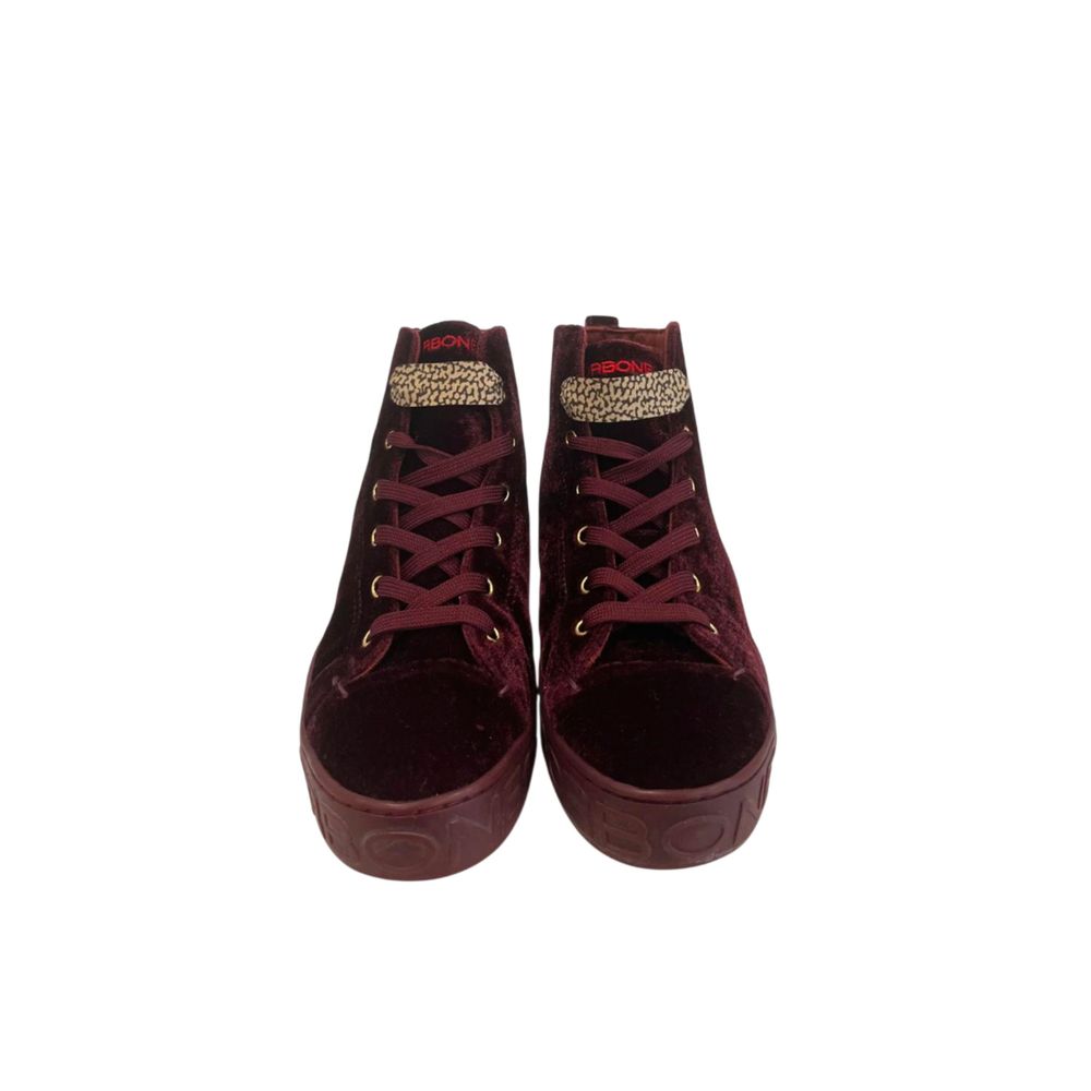 Red Fabric Women Sneaker