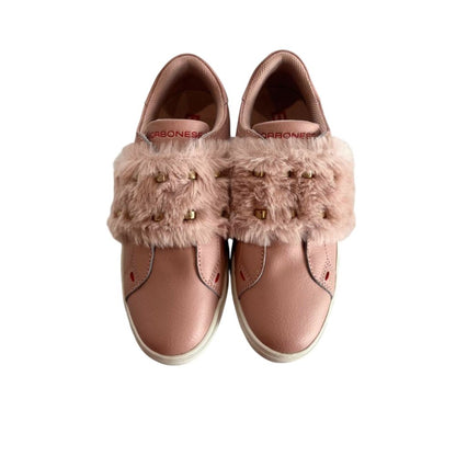 Pink Rubber Women Sneaker