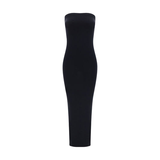 Black Cotton Cocktail Dress