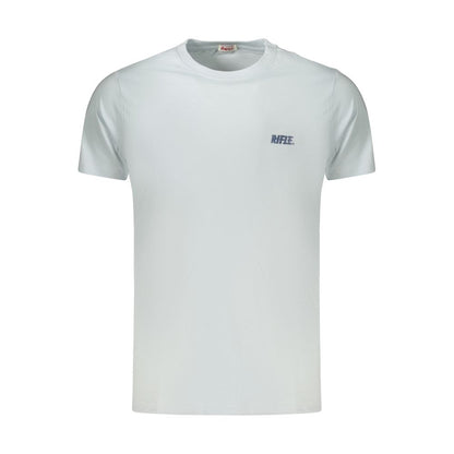 Light Blue Cotton Men's T-Shirt