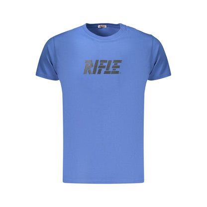Blue Cotton Mens T-Shirt