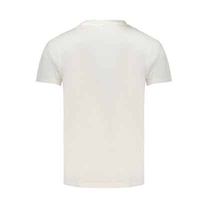 White Cotton Men's T-Shirt