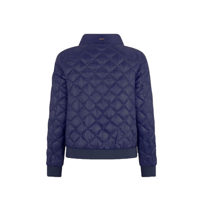 Blue Polyamide Jackets And Coat