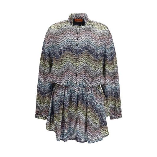 Multicolor Viscose Casual Dress
