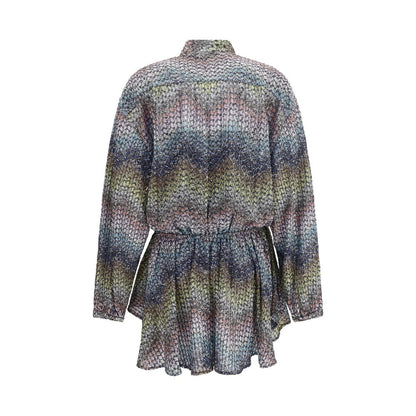 Multicolor Viscose Casual Dress