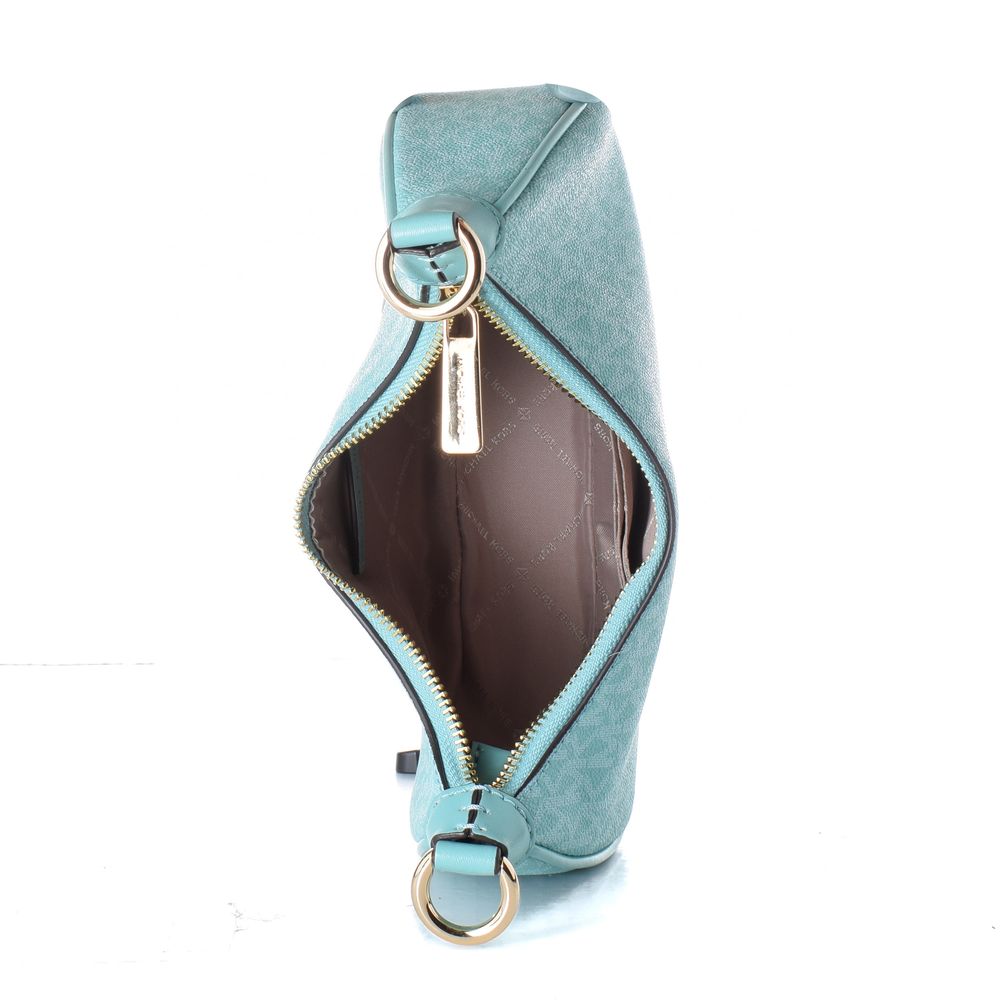 Blue Leather Handbag