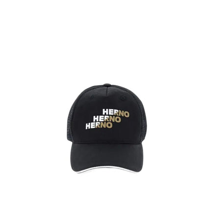 Black Cotton Cap (Baseball Hat)