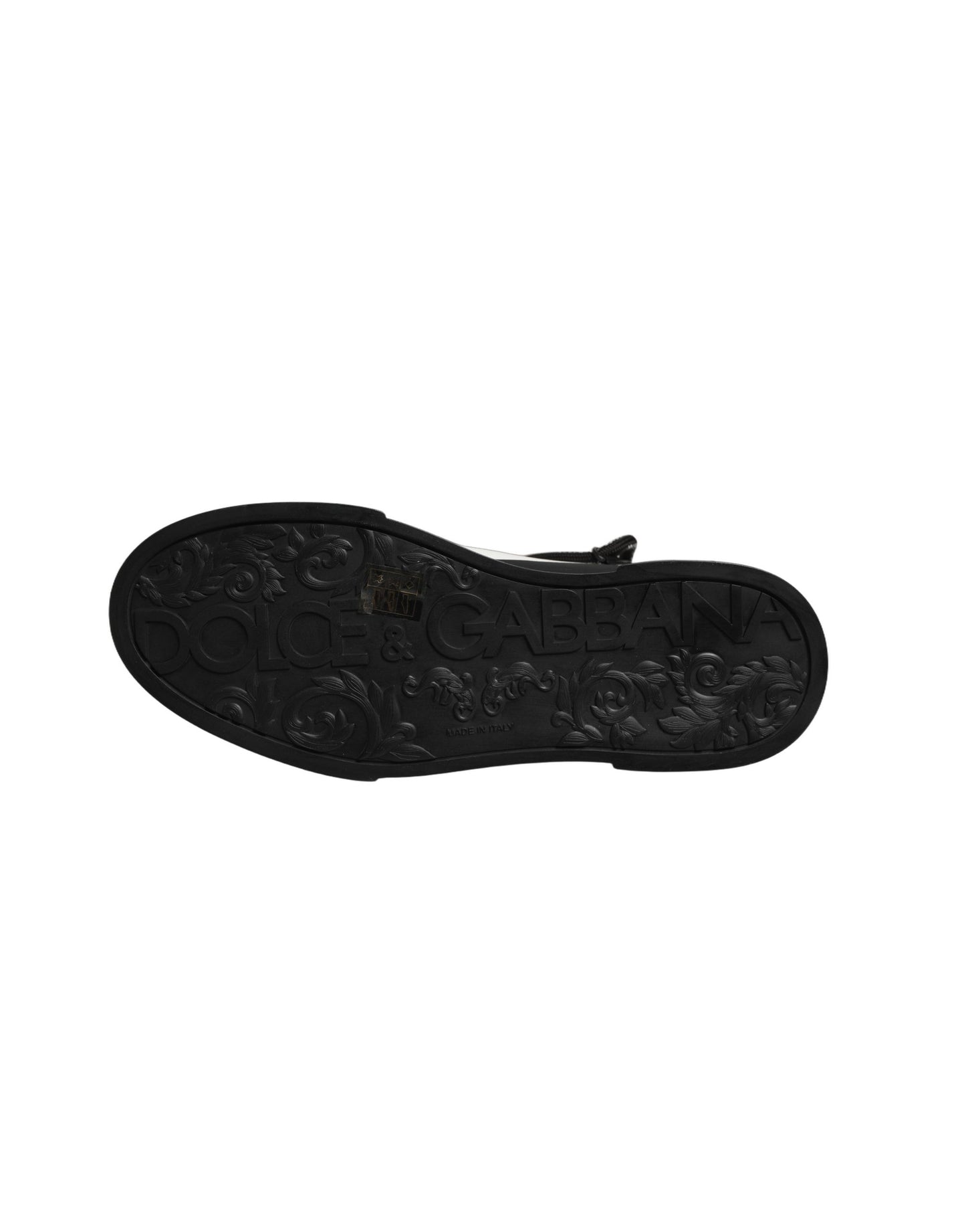 White Black DG Logo PORTOFINO Sneakers Shoes