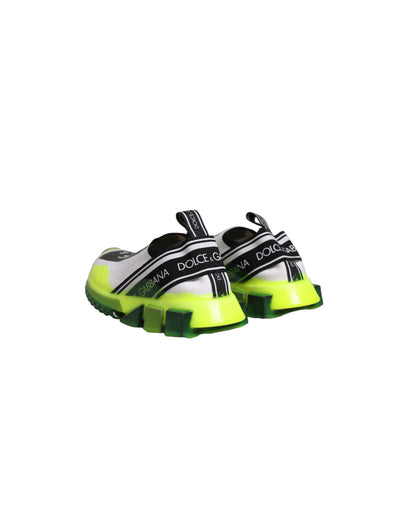 White Black Slip On Sorrento Sneakers Shoes