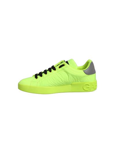 Green Logo Tape Low Top Portofino Sneakers Shoes
