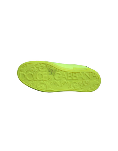 Green Logo Tape Low Top Portofino Sneakers Shoes