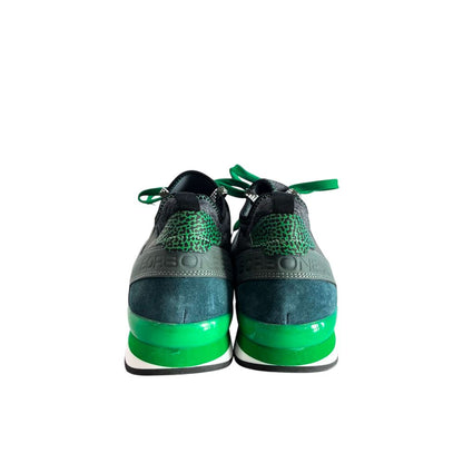 Green Rubber Men Sneaker