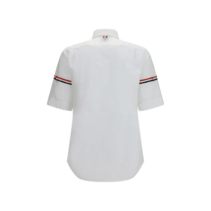 White Cotton Shortsleeve Shirt