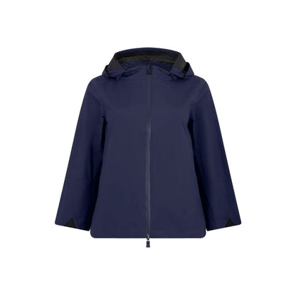 Blue Polyester Rain Coat