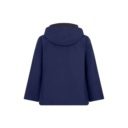 Blue Polyester Rain Coat