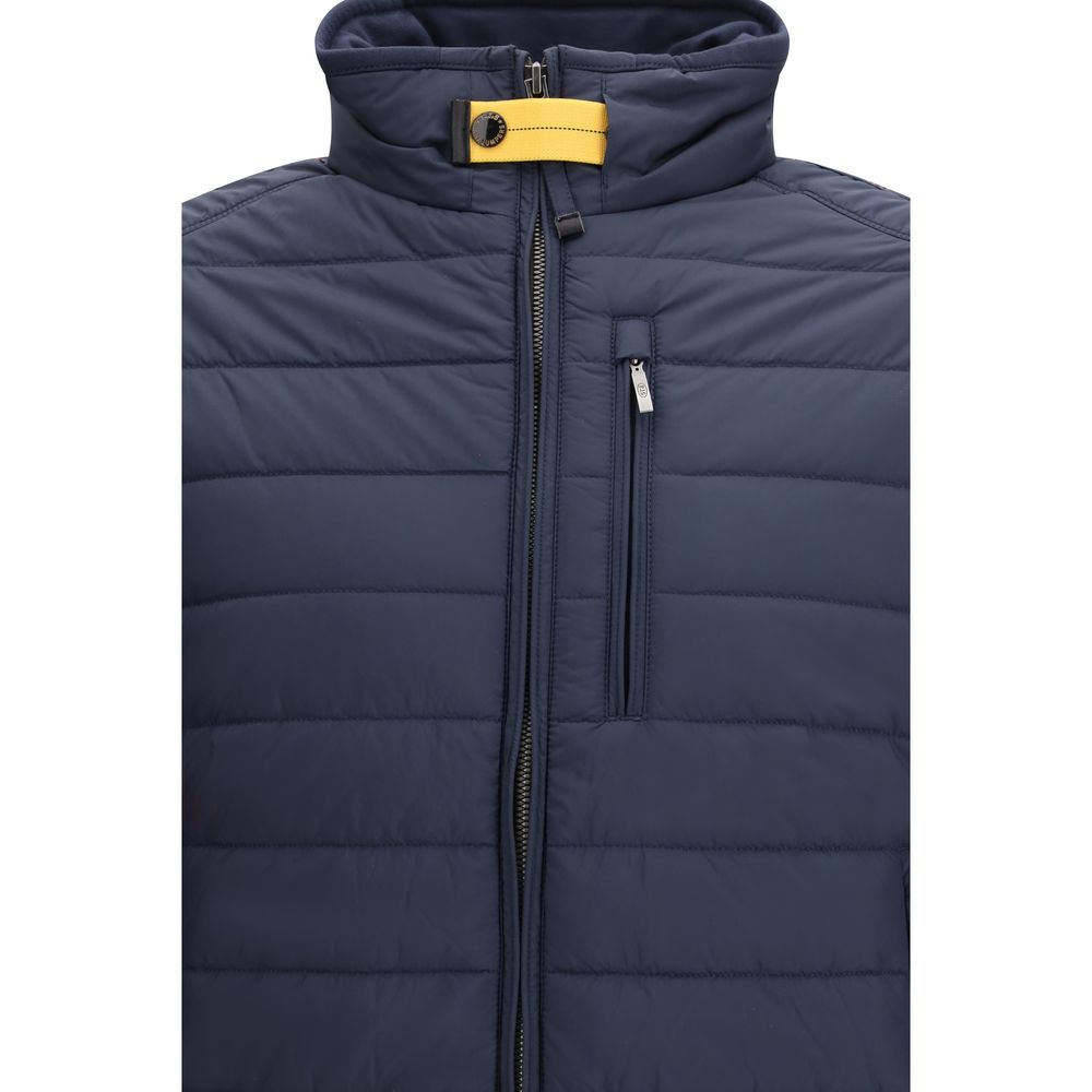 Blue Polyester Shell Jacket