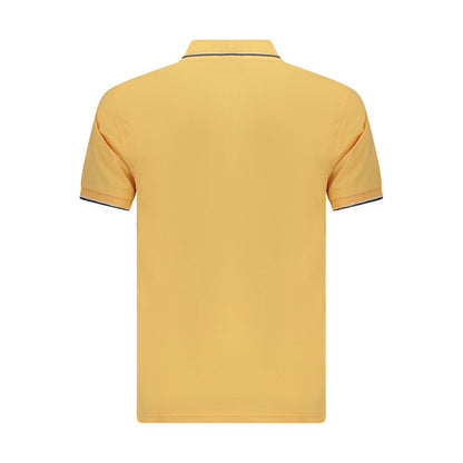 Orange Cotton Men's Polo Shirt